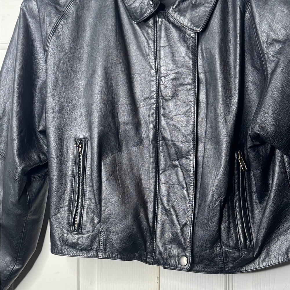 BP Classic Black Leather Jacket - Picture 5 of 16